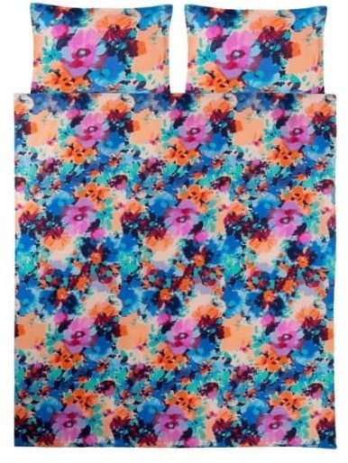 BEDDING COVER SET FLOWER2 100PES 160x200