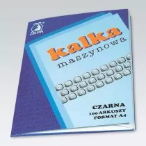 Kalka maszynowa czarna A4 a50 D.RECT - Szkolne artykuły papiernicze - miniaturka - grafika 1