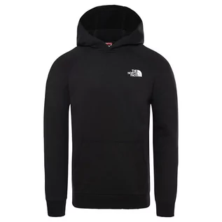 Bluzy męskie - Bluza The North Face Raglan Red Box 0A2ZWUKY41 - czarna - grafika 1