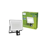 Oświetlenie warsztatowe - Naświetlacz LED Philips Projektor zewnętrzny z Czujnikiem Ruchu i Zmierzchu 50W 5400lm 3000K IP65 Czarny Lois - miniaturka - grafika 1