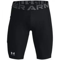 Bielizna sportowa męska - Męskie kalesony Under Armour HG Armour Lng Shorts Rozmiar: L / Kolor: czarny - miniaturka - grafika 1