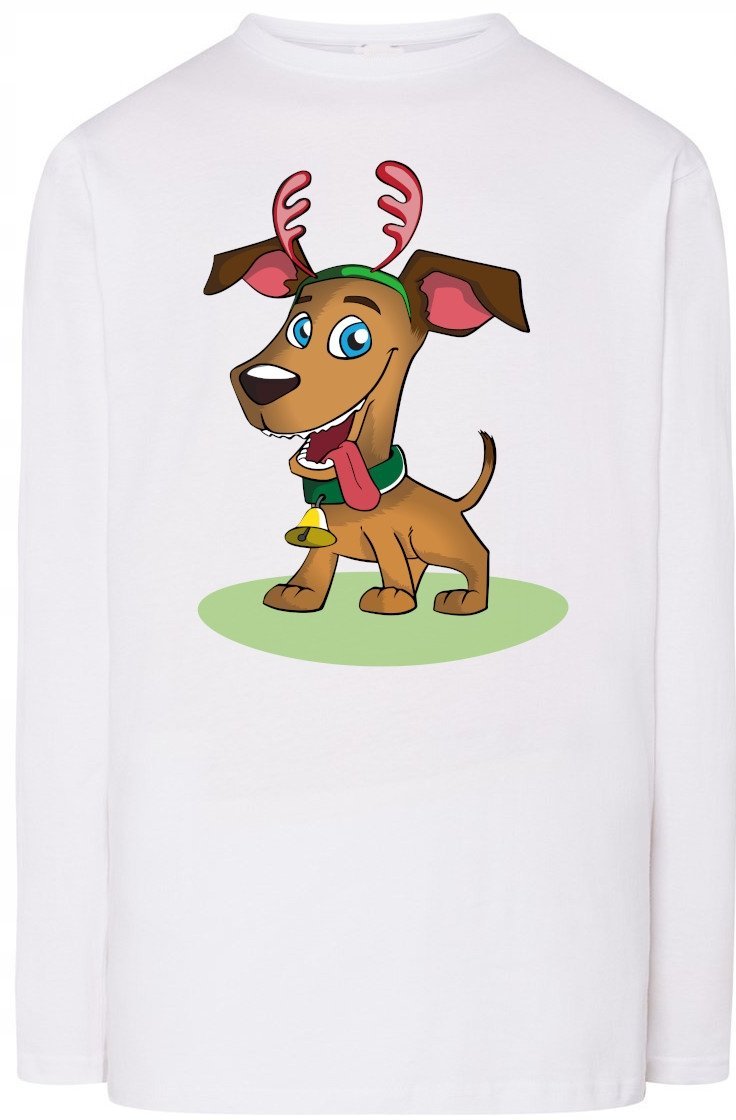 Pies Świąteczna Bluza Longsleeve Modna Rozm.3XL