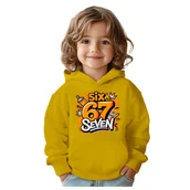 Bluzy dla dziewczynek - BLUZA DZIECIĘCA Z KAPTUREM 67 SIX SEVEN VIRAL 134-140 DLA DZIECKA PREZENT - miniaturka - grafika 1