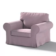 Pokrowce na meble - Dekoria Pokrowiec na fotel Ektorp zgaszony róż 103 x 82 x 73 cm Velvet 612-704-14 - miniaturka - grafika 1