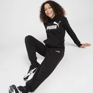 Spodnie sportowe damskie - PUMA GIRLS&#039; ESSENTIAL FLEECE JOGGERS JUNIOR  ROZOWY 84745601 - Puma - miniaturka - grafika 1