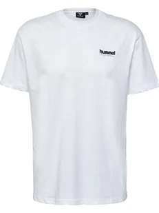 Hummel Koszulka w kolorze białym - Koszulki męskie - miniaturka - grafika 1
