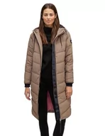 Kurtki damskie - STREET ONE Damska kurtka zimowa A201867, brązowa, rozmiar 40, brązowy, 40 - miniaturka - grafika 1