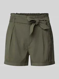 Szorty o kroju regular fit z mieszanki wiskozy model ‘ARIS’ - Spodenki damskie - miniaturka - grafika 1