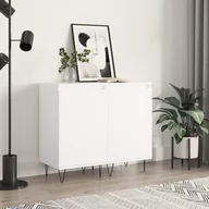 Szafki do salonu - Szafki, 2 szt., białe, 40x35x70 cm, materiał drewnopochodny Lumarko! - miniaturka - grafika 1