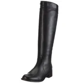 Kozaki damskie - Dockers by Gerli 254411, kozaki damskie, czarny - Czarny czarny1-38 EU - miniaturka - grafika 1