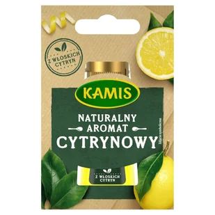 Kamis Naturalny Aromat Cytrynowy 20 Ml - Cukier i słodziki - miniaturka - grafika 1