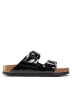 Klapki i japonki damskie - Birkenstock Klapki Arizona Birko-Flor 1005292 Czarny - miniaturka - grafika 1