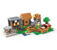 Klocki - Klocki My World Duża Wioska Farma 543 Element Świecą Led Minecraft Zestaw - miniaturka - grafika 1