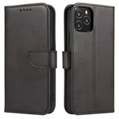 Etui i futerały do telefonów - Hurtel Case elegancki futerał etui pokrowiec z klapką i funkcją podstawki Samsung Galaxy A73 czarny - miniaturka - grafika 1