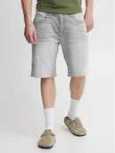 Spodenki męskie - Blend Szorty jeansowe 20713326 Szary Slim Fit - miniaturka - grafika 1