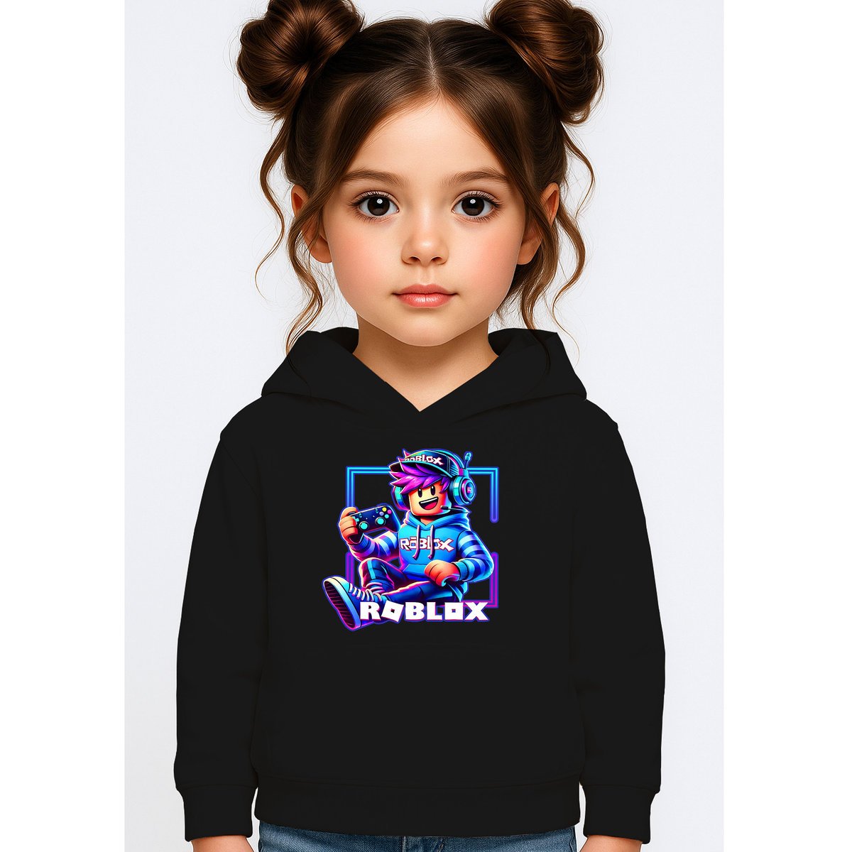 BLUZA DZIECIĘCA Z KAPTUREM ROBLOX GRACZ 122-128 DLA DZIECKA PREZENT