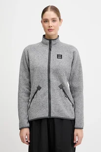 Haglöfs bluza outdoorowa Risberg damska kolor szary gładka 607384 - Bluzy damskie - miniaturka - grafika 1