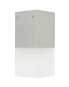 Lampy ogrodowe - Cube Nowoczesna lampa ogrodowa Max srebrna - miniaturka - grafika 1