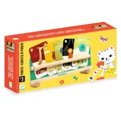 Zabawki interaktywne dla dzieci - Drewniana podstawka do trzymania kart DJ05090 - miniaturka - grafika 1