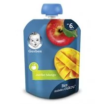 Gerber JABŁKO MANGO TUBKA 90G - Desery dla dzieci - miniaturka - grafika 1