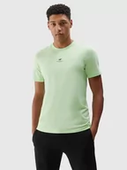 Koszulki męskie - T-shirt gładki bawełniany męski 4F - miniaturka - grafika 1