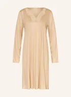 Bielizna nocna - Hanro Koszula Nocna Lilith beige - miniaturka - grafika 1