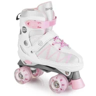 Wrotki - Wrotki BUFF PRO SPOKEY biało różowe rozmiar 34-37 - miniaturka - grafika 1