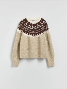 Reserved - Sweter z dodatkiem wełny - wielobarwny - Moda i Uroda OUTLET - miniaturka - grafika 1