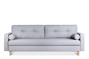 Sofa 3 ERISO jasny szary, 230x80x100, tkanina - Sofy i kanapy - miniaturka - grafika 1