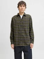 Koszule męskie - Jack & Jones Koszula - Regular fit - w kolorze khaki - miniaturka - grafika 1