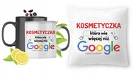 Gadżety dla niej i dla niego - Dla Kosmetyczki Zestaw Kubek Magiczny + Poduszka z Nadrukiem ze Zdjęciem - miniaturka - grafika 1