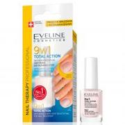 Odżywki do paznokci - Eveline Nail Therapy Total Action 9w1 odżywka do paznokci stóp "12 ml" bezbarwny - miniaturka - grafika 1