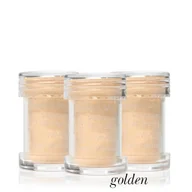 Pudry do twarzy - Jane Iredale, Powder-Me, SPF 30, Dry Sunscreen, puder, Wkłady, Golden - miniaturka - grafika 1