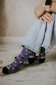 Skarpetki męskie - Skarpetki Lata 90 - Fioletowe - miniaturka - grafika 1
