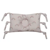 Poduszki do karmienia - Hi Little One poduszka 4 w 1 do karmienia na rękę + ochraniacz do łóżeczka z BIO bawełny organicznej RAINBOW muumee - miniaturka - grafika 1