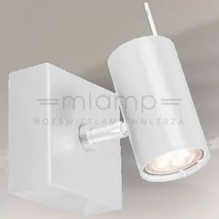 Shilo kinkiet Fussa GU10 biały 7455 - Lampy ścienne - miniaturka - grafika 1