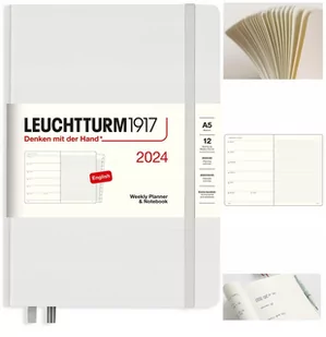 LEUCHTTURM1917 Planer kalendarz książkowy A5 tyg. - Kalendarze - miniaturka - grafika 1