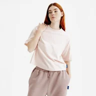 Koszulki sportowe damskie - Koszulka damska crop top różowa - miniaturka - grafika 1