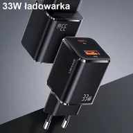 Ładowarki do telefonów - USAMS Ład. siec. 1xUSB-C+1xUSB T43 33W (only head) PD3.0 +QC3.0 Fast Charging biały/white CC144TC02 (US-CC144) - miniaturka - grafika 1