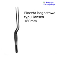 Akcesoria medyczne - Pinceta bagnetowa 160mm typu Jansen 08-623 Metech - miniaturka - grafika 1