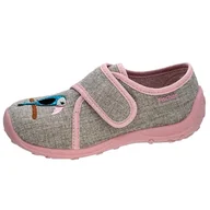 Kapcie damskie - Fischer Boogy kapcie domowe, 28 EU, szary, 28 EU - miniaturka - grafika 1