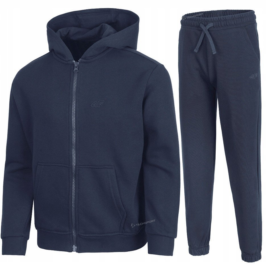 4F CHĹOPIÄCY DRES KOMPLET BLUZA ROZPINANA SPODNIE / rozm 158