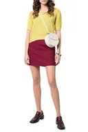 Spódnice - Spódnica damska Tommy Hilfiger Blend Herring Mini wełniana -M - miniaturka - grafika 1