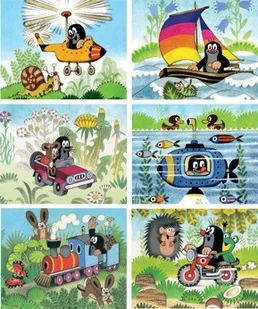 DINO DINO Kubus Krecik i pojazdy 20 szt - Klocki - miniaturka - grafika 1