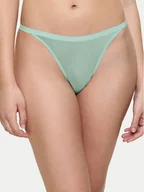 Majtki damskie - Triumph Stringi Signature Sheer 10216494 Zielony - miniaturka - grafika 1