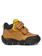 Buty dla chłopców - Geox Trzewiki B Baltic Boy B Abx B4620A 0MEFU C2G9B M Brązowy - miniaturka - grafika 1