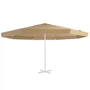 vidaXL Pokrycie do parasola ogrodowego kolor taupe 500 cm 312541 - Pozostałe meble ogrodowe - miniaturka - grafika 1