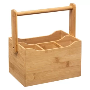 5five Simply Smart Pojemnik na przybory kuchenne z uchwytem bambus 169187 - Pojemniki kuchenne - miniaturka - grafika 1