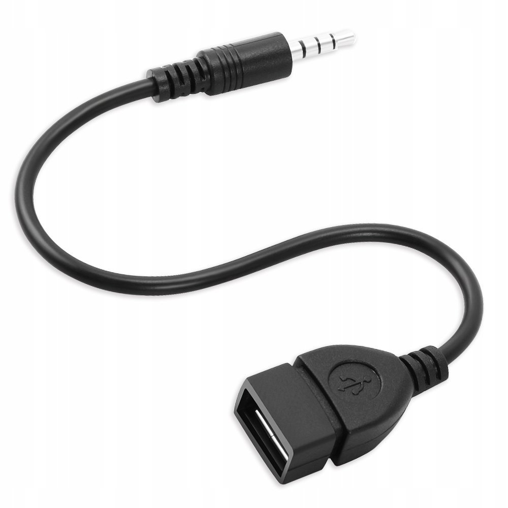 KABEL ADAPTER mini JACK 3,5mm AUX NA USB OTG HOST