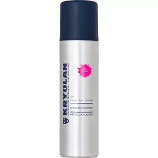 Kryolan UV Dayglow, koloryzujący spray do włosów z efektem fluorescencji, 150ml, PINK - Farby do włosów i szampony koloryzujące - miniaturka - grafika 1